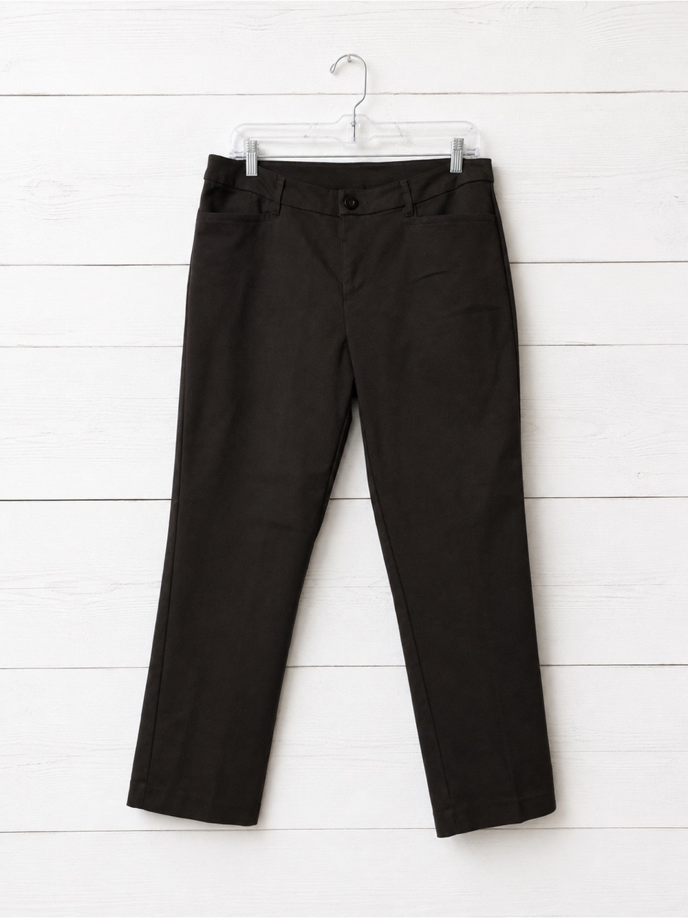 Christopher & Banks Women’s 10 Brown Straight Leg Stretch Pants